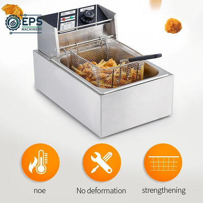 Motore a pulsante versatile per macchine di frittura a gas per operazioni su larga scala