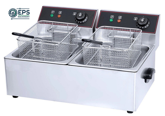 20 kg Pacchetto Peso lordo Acciaio inossidabile Doppio serbatoio Fritura industriale automatica
