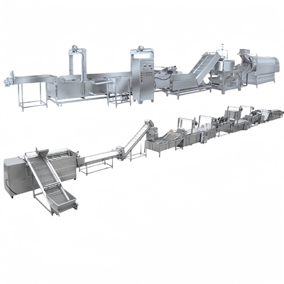 Linea automatica di patate fritte industriali ad alta precisione ed efficienza