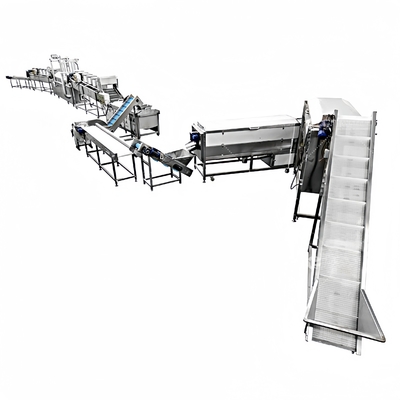 Linea automatica di patate fritte industriali ad alta precisione ed efficienza