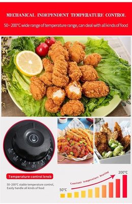 Macchina di frittura ad alta tecnologia per la produzione di alimenti a grandi quantità 405X241X204mm