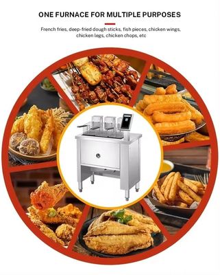 Macchine da frittura industriali per la produzione alimentare su larga scala EPS 405X241X204mm
