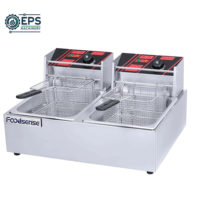 20 kg Pacco Peso lordo EPS Macchina da frittura in acciaio inossidabile per cucina commerciale