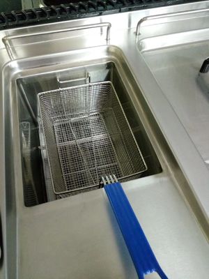 Friggitrice programmabile in acciaio inossidabile con controllo di temperatura preciso 405X241X204mm