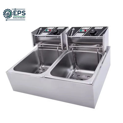 52.00cm * 30.50cm * 29.50cm Apparecchiature di frittura a controllo pulsante per l'industria delle macchine alimentari