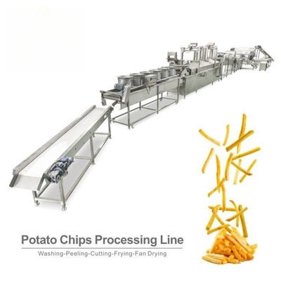 Apparecchiature di lavorazione termica personalizzate per la produzione di patate fritte industriali in serie