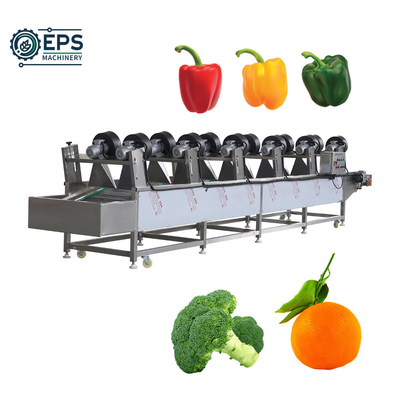 Apparecchiature per il lavaggio di insalate di verdura e frutta con capacità 1500 kg/h 110V-380V