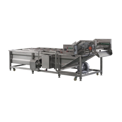 Apparecchiature per il lavaggio di insalate di verdura e frutta con capacità 1500 kg/h 110V-380V