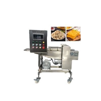 380V Tempura Automatic Dipping Battering Coating Machine per carne, frutti di mare e verdure