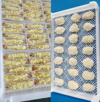 380V Tempura Automatic Dipping Battering Coating Machine per carne, frutti di mare e verdure