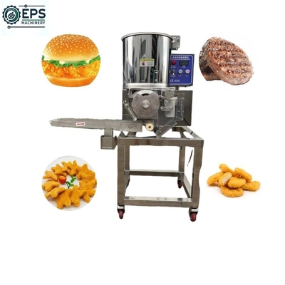 Processamento termico macchina automatica per la formazione di hamburger patty per ciambelle di pollo