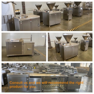 60L Hopper Volume Sausage Maker 800kg Pacco Peso lordo Macchina idraulica per clistere di carne