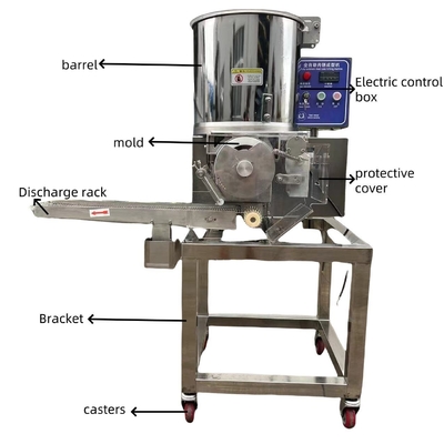 Trattamento termico Macchine di stampaggio automatiche di piccole e medie capacità per carne personalizzata