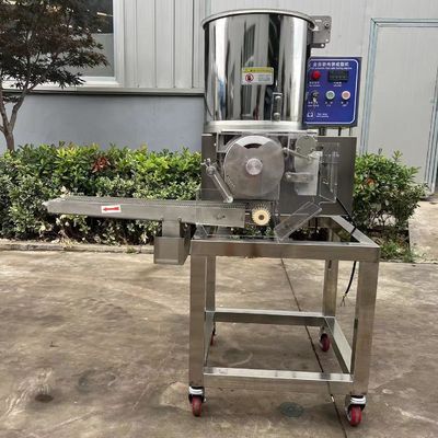 Linea di lavorazione automatica per la formazione e il rivestimento di hamburger per il mercato del Medio Oriente