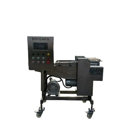 Tempura Dipping Battering Coating Machine personalizzata per carne, frutti di mare e verdure
