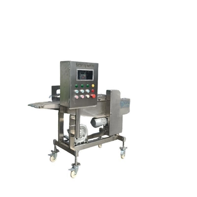 Processamento termico macchina automatica per hamburger con applicatore Tempura Batter