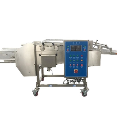 Macchina di rivestimento automatico personalizzata per hamburger patty/ciambelle di pollo/gamberetti/pesce/frutti di mare