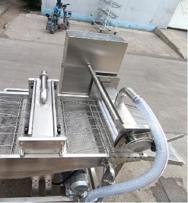 Macinatrice di carne per fast food con macchine di battitura Tempura automatiche