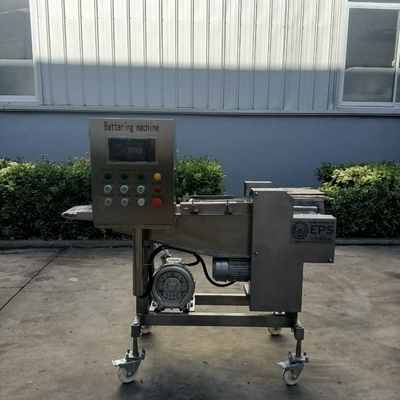Trattamento termico Pollo Popcorn Cutlet e Nuggets Battering Machine Maker Personalizzato