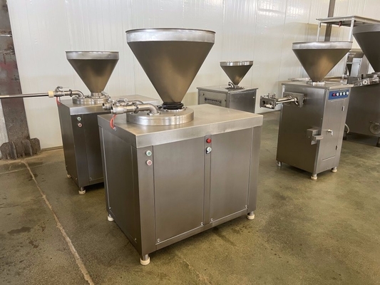 Attrezzature per la produzione di salsicce ad alta capacità con modulo di controllo automatico e dei pulsanti