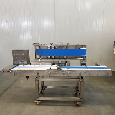 Tagliatrice di carne congelata a rotoli in acciaio inossidabile completamente automatica con trattamento termico