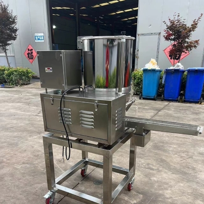 Linea di lavorazione e macinatrice di carne per la produzione di mini hamburger personalizzati per un'efficienza ottimale