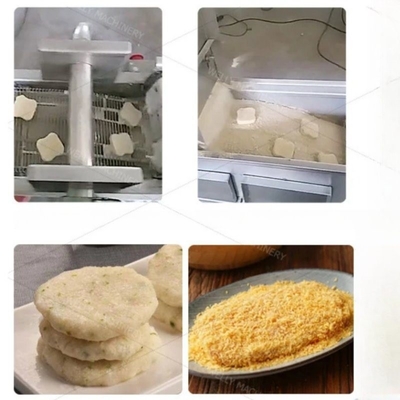 Macchine per la preparazione del pane di pollo e pesce