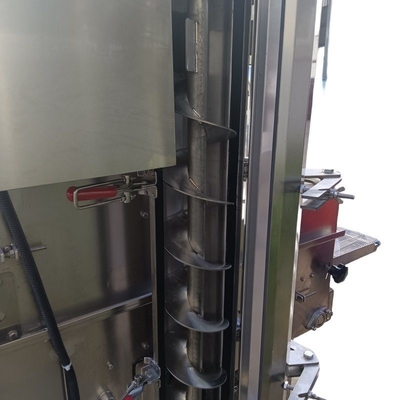 La macchina per il trattamento termico del rivestimento delle polpette per hamburger di pollo direttamente