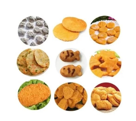 380V Voltage Automatic Grade Flour Coating Preduster Machine per alimenti a base di carne