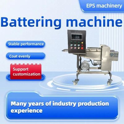 Trattamento termico Personalizzato Meatball Starch Onion Rings Batter Coating Machine