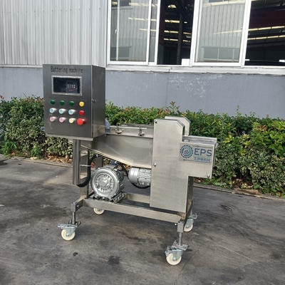 380V Voltage Hamburger Meat Patty Processing Battering Machine con grado automatico