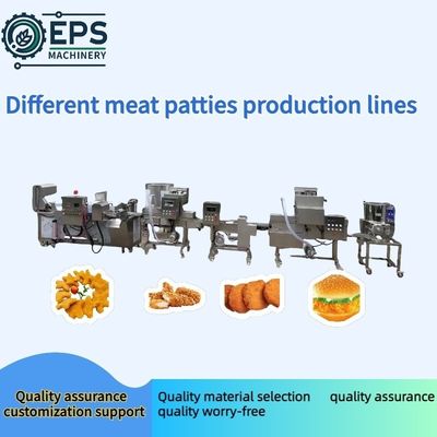 Processamento termico macchina automatica di formazione di hamburger per la lavorazione di pezzetti di pollo