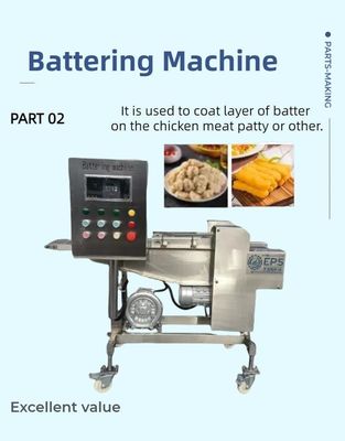 Processamento termico macchina automatica di formazione di hamburger per la lavorazione di pezzetti di pollo