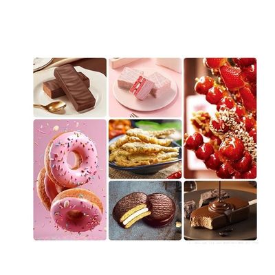Macchina per rivestire il cioccolato al pane 380V con fragole liofilizzate e spray automatico