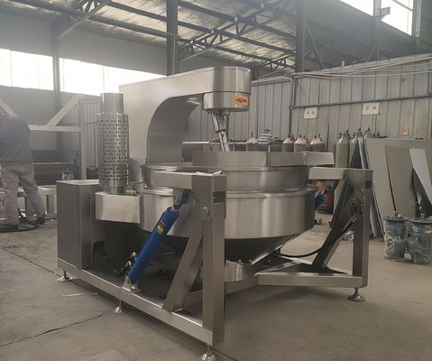 Personalizzazione Automatica Zucchero Marrone Planetario Stirring Pot Cooking Mixing Pot Machine