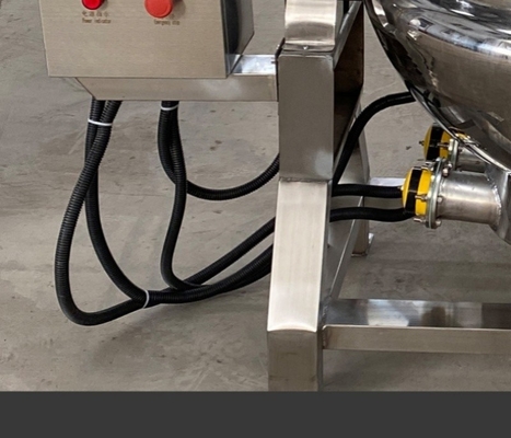 Miscelatore di cottura a induzione elettrico completamente automatico di grande capacità con bollitore