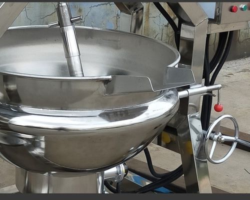 Cisterna a doppia giacca personalizzata con riscaldamento elettrico / gas / vapore e miscelatore planetario