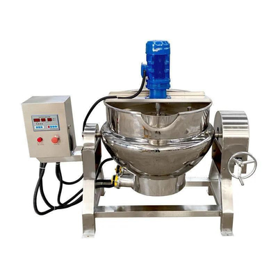 1200*900*900 Sanitary Stainless Steel Gas Heating Agitated Jacketed Kettle Cucina
