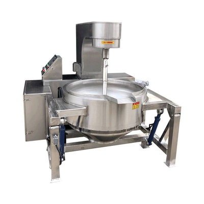 Caldaia a giacca automatico ad alta capacità per la zuppa di ossa di Halwa Surimi
