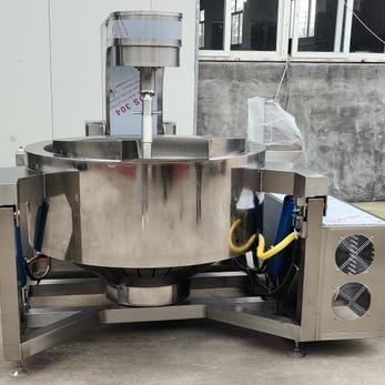 500 litri di caldaia automatica a gas a vapore elettrica a riscaldamento a maschera con miscelatore