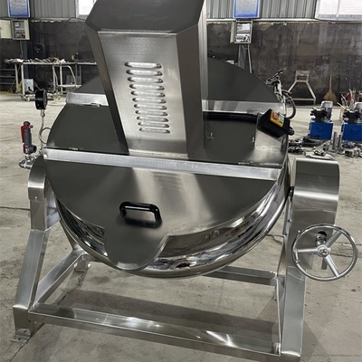 Caldaia per la cottura della carne industriale con grande capacità e miscelazione automatica