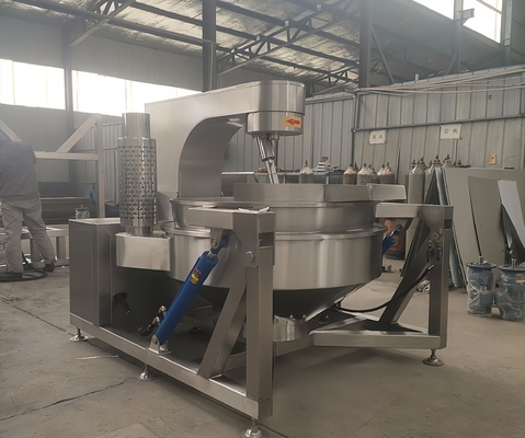 Macchina di miscelazione orizzontale a vuoto a inclinazione automatica per pasta alimentare e prestazioni