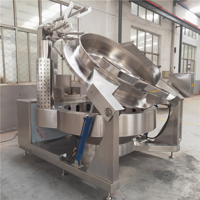 Macchina di miscelazione orizzontale a vuoto a inclinazione automatica per pasta alimentare e prestazioni