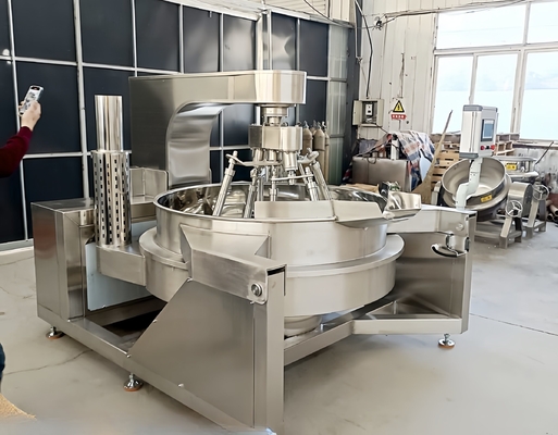 Macchina di miscelazione orizzontale a vuoto a inclinazione automatica per pasta alimentare e prestazioni