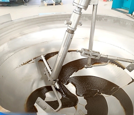 Miscelatore di cucina a induzione industriale personalizzato per il processo di rivestimento delle mandorle
