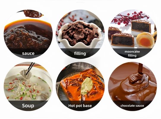 Miscelatore per cucina a base di noccioline con rivestimento di caramelle ad alta capacità