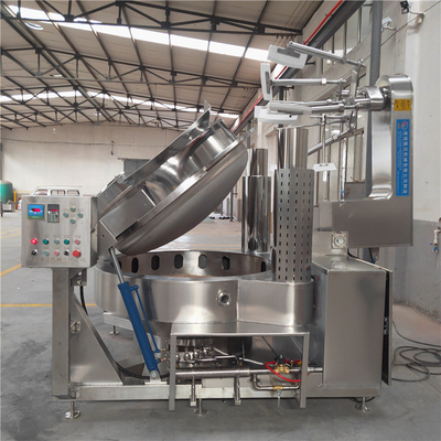 1200*900*900 Miscelatore automatico a vuoto a vapore orizzontale per il riscaldamento della marmellata e della pasta di fagioli