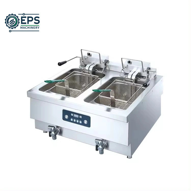 Controllo pulsante Smart Portatile Ristorante Fritura Machine per la cottura di volume 3L-6L