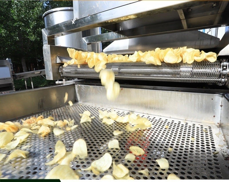 Processamento termico Macchina elettrica ad alta capacità per patatine fritte per la produzione personalizzata