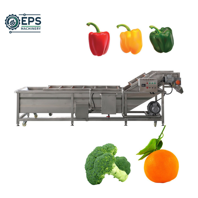 500 kg Tecnico Eco-Friendly Bubble Washer per le radici di verdura di acciaio inossidabile 304